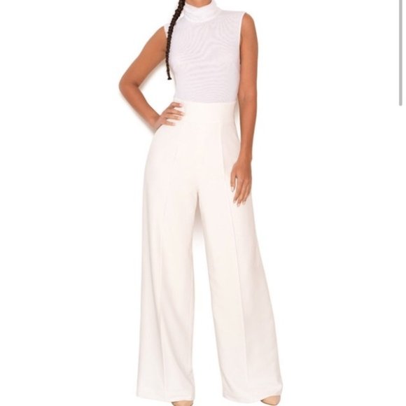 white jumpsuit xs